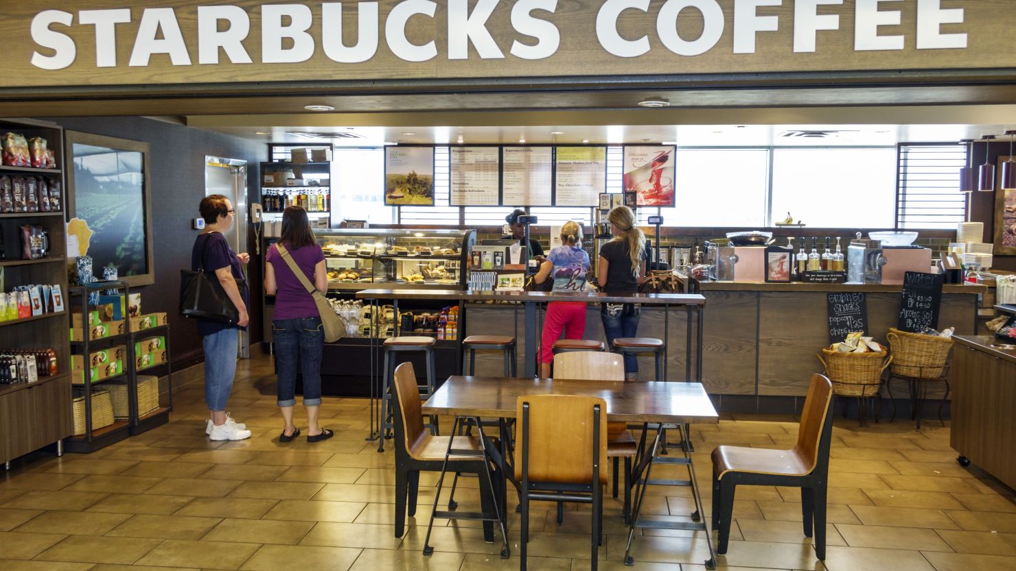 Starbucks in the Lambert-St. Louis International Airport.