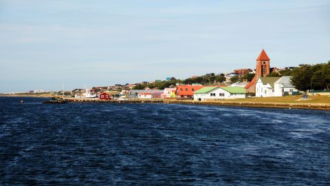 Stanley, the capital of the Falkland Islands.