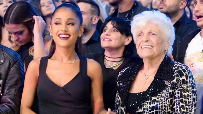 (From left) Ariana Grande and Marjorie 'Nonna' Grande at the 2016 American Music Awards in Los Angeles.