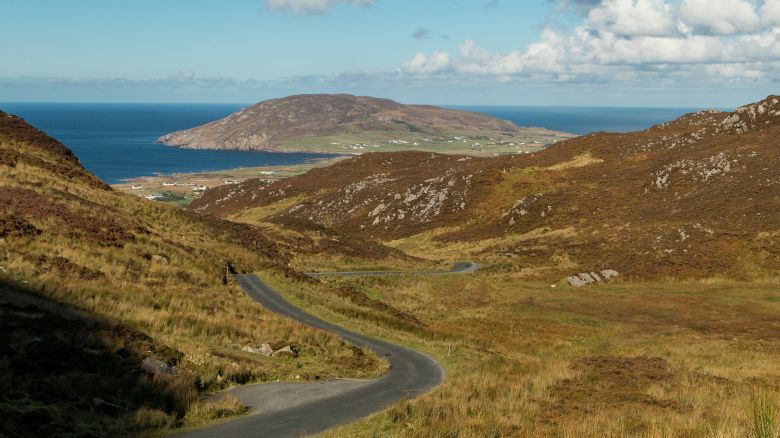 <strong>Mamore Gap: </strong>The Mamore Gap was the point of access to the self-declared "Urris Poitin Republic" in Donegal, Ireland.