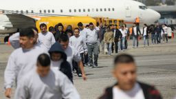 Migrantes deportados a Guatemala.