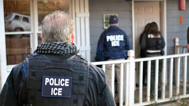 ATLANTA, GA - FEBRUARY 9: In this handout provided by U.S. Immigration and Customs Enforcement,  Foreign nationals were arrested this week during a targeted enforcement operation conducted by U.S. Immigration and Customs Enforcement (ICE) aimed at immigration fugitives, re-entrants and at-large criminal aliens February 9, 2017 in Atlanta, Georgia.  (Photo by Bryan Cox/U.S. Immigration and Customs Enforcement via Getty Images)