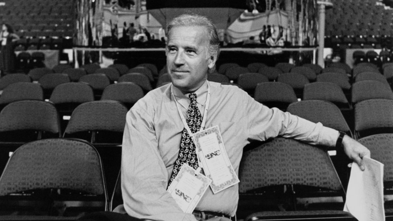 Sen. Joe Biden at the Democratic National Convention in 1996. 