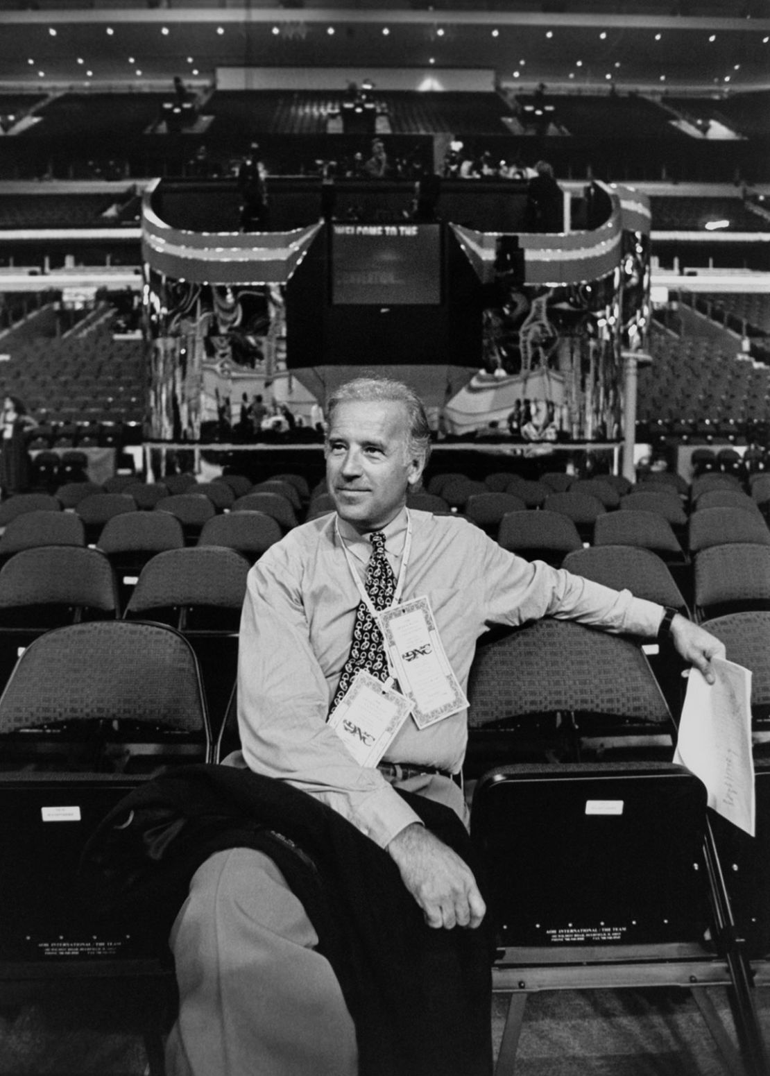 Sen. Joe Biden at the Democratic National Convention in 1996. 