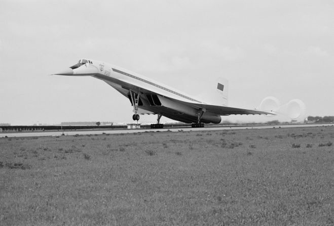 <strong>Copycat designs: </strong>Many design elements of the XB-70 were repeated in Concorde and its Soviet clone, the Tupolev Tu-144 (pictured here).