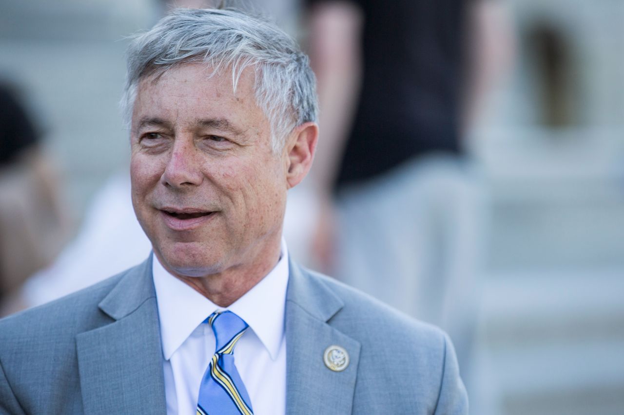 Fred Upton stands outside the Capitol Building in Washington, DC in 2017.