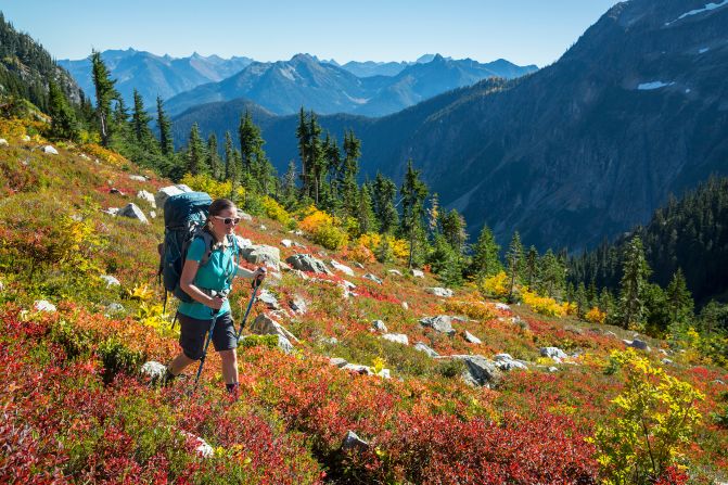 <strong>7. North Cascades National Park: </strong>There are more than 400 miles of trails in Washington's North Cascades National Park.