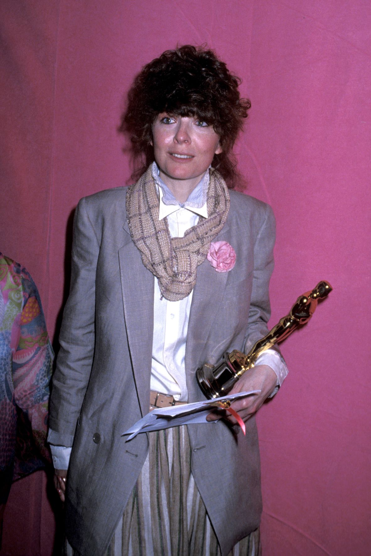 Diane Keaton wearing Armani at the Academy Awards in Los Angeles in 1978.