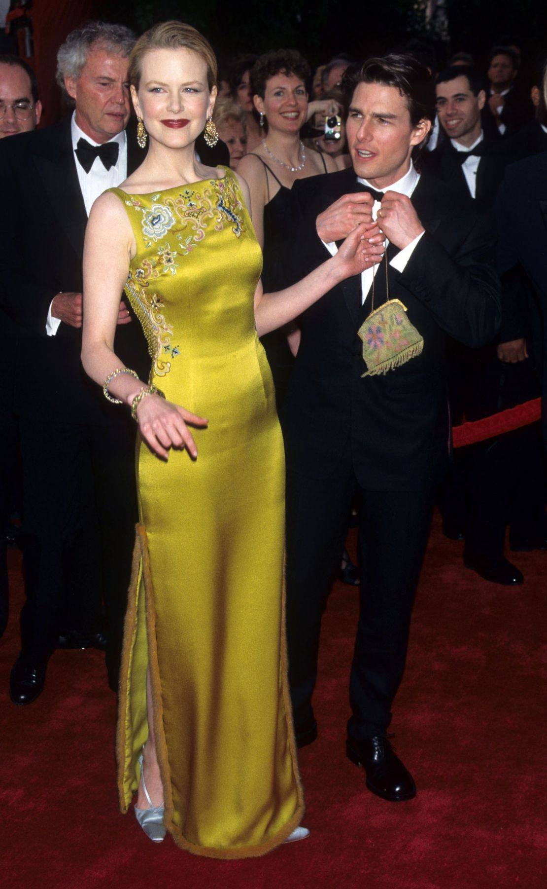 Nicole Kidman wore a Dior dress designed by John Galliano to the 1997 Academy Awards.