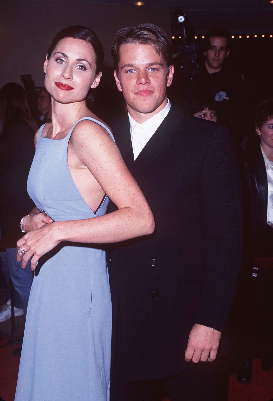 Matt Damon and Minnie Driver  in 1997.