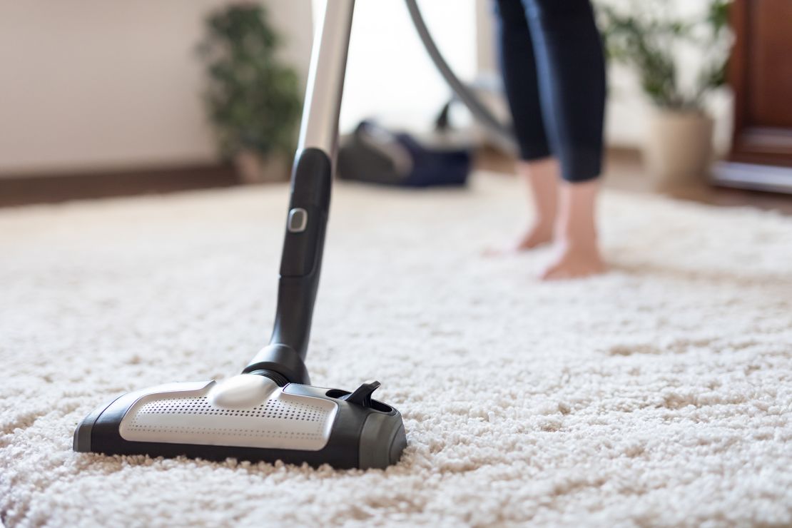 Use a high-efficiency HEPA filter when vacuuming, experts say.