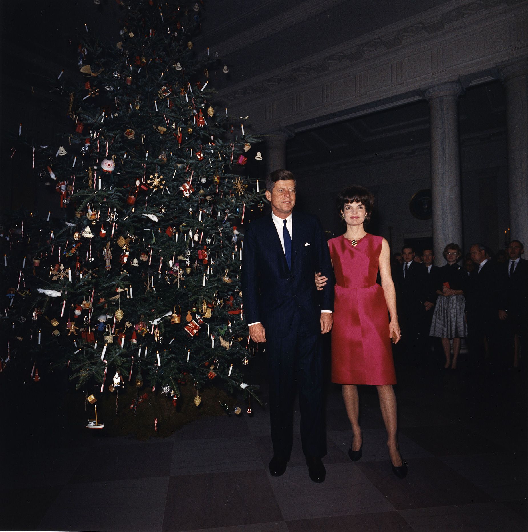 <strong>1962: </strong>First lady Jacqueline Kennedy began the tradition of themed Christmases.