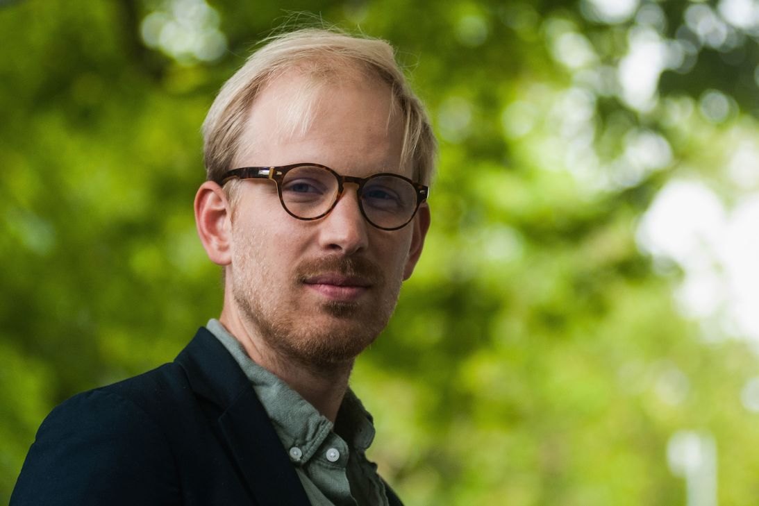Rutger Bregman during the Edinburgh International Book Festival on August 12, 2017, in Edinburgh, Scotland.