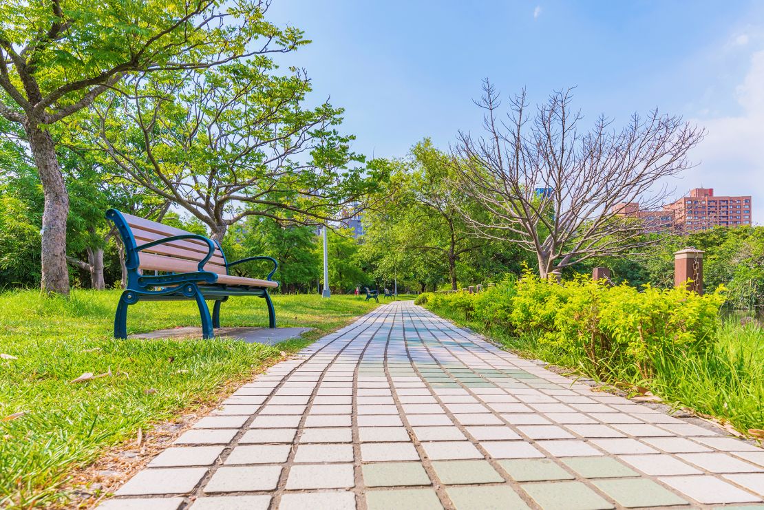 Da'an Forest Park in Taipei, which plays host to the crying event.