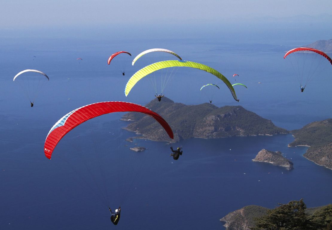 Mu?la is renowned for paragliding.