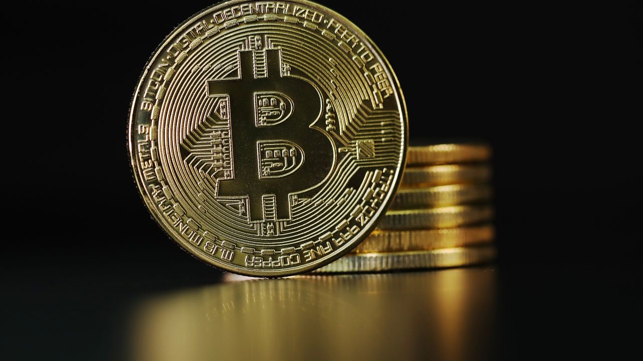 LONDON, ENGLAND - OCTOBER 23:  A visual representation of the digital Cryptocurrency, Bitcoin on October 23, 2017 in London, England. Cryptocurrencies including Bitcoin, Ethereum, and Lightcoin have seen unprecedented growth in 2017, despite remaining extremely volatile. While digital currencies across the board have divided opinion between financial institutions, and now have a market cap of around 175 Billion USD, the crypto sector coninues to grow, as it sees wider mainstreem adoption.  (Photo by Dan Kitwood/Getty Images)