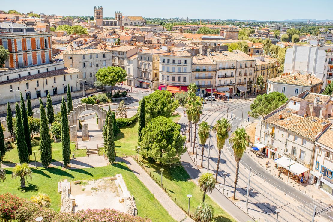 Carole has been living in on the outskirts of Montpellier in southern France, pictured, since 2021.