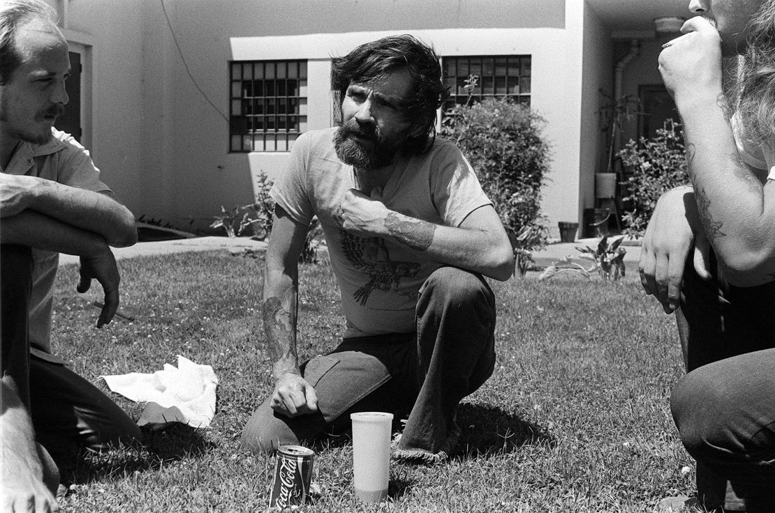 American murderer Charles Manson at the California Medical Center, Vacaville, Solano County, California, USA, August 1980.