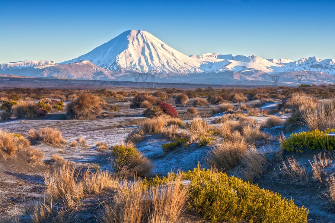 New Zealand's Mount Ngauruhoe which doubled up as Mount Doom in the "Lord of the Rings" movies.
