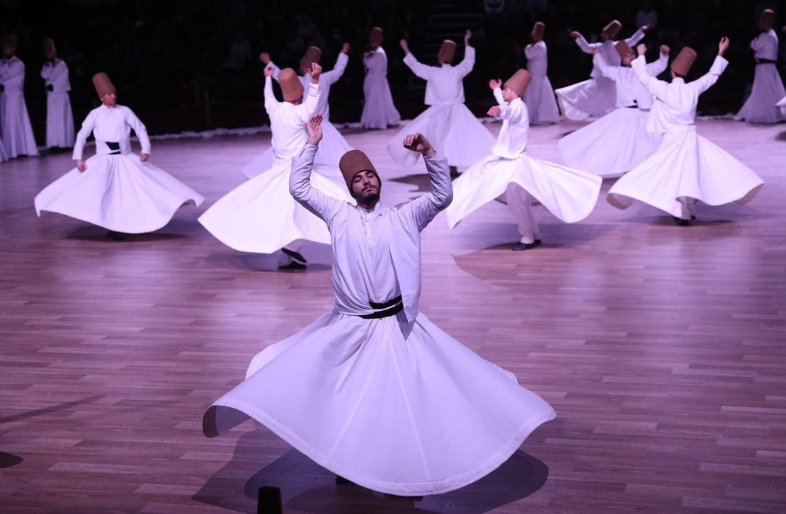 Whirling dervishes regularly perform "Sema" rituals in Konya.