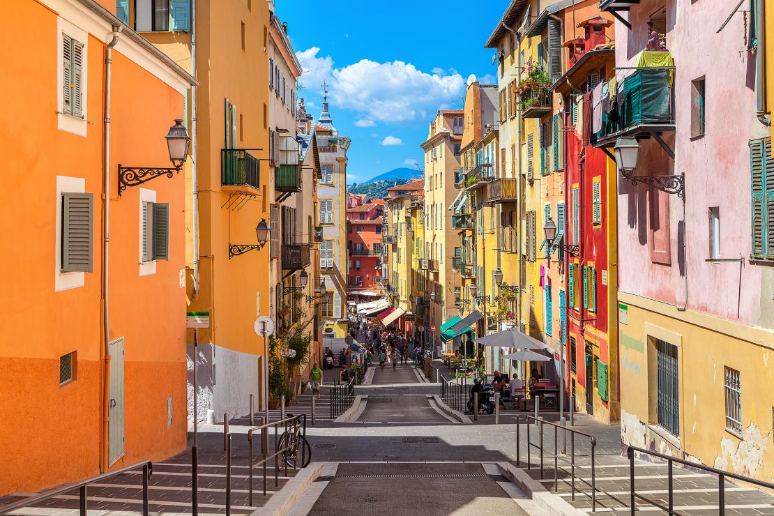 Life in France appeals to some Americans considering a move abroad. The Old Town of Nice is pictured here.