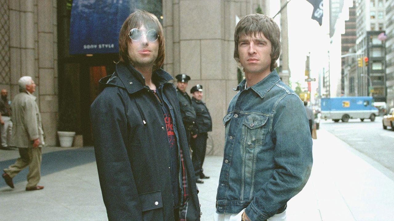 Noel and Liam Gallagher in New York in 2000. The band's history in the US is fraught, but their upcoming shows could define their American legacy.