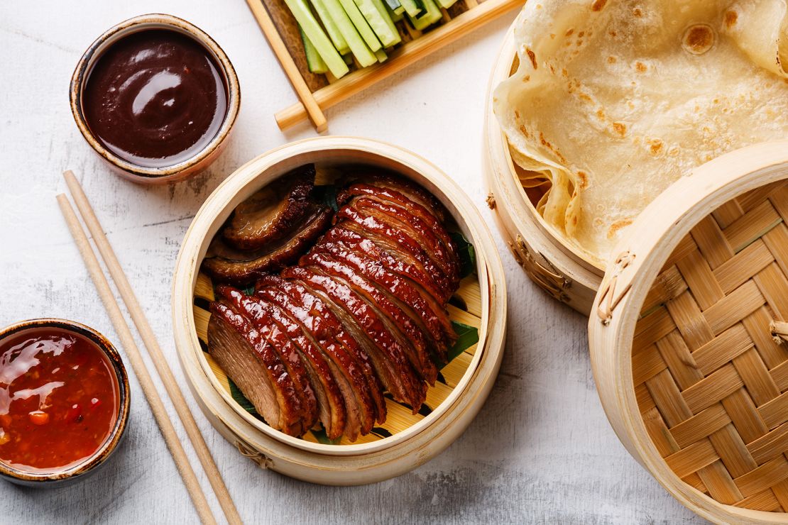 Now popular worldwide, Peking duck was regularly served at Empress Dowager Cixi's Forbidden City banquets.