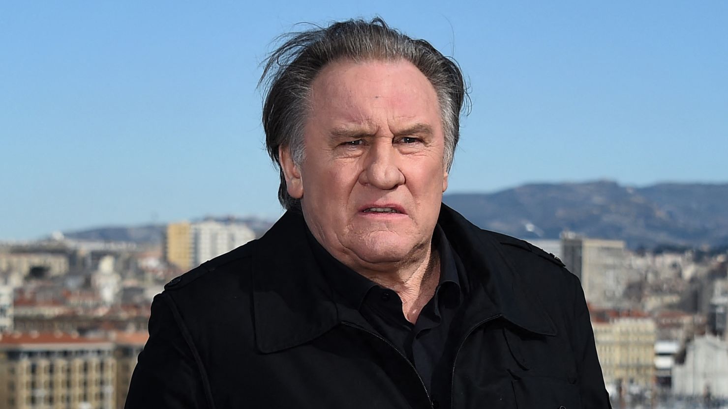 French actor Gérard Depardieu pictured in February 2018.
