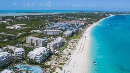 Aerial Drone Photo of Turks and Caicos