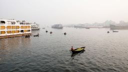 DHAKA, BANGLADESH - 2018/01/11: Several boats seen on the river Ganga. Bangladesh is a country on water. With huge portion of its territory in the river delta of Ganga (which is called Padma here) and Brahmaputra, people have to live on water and rely on water transport. Huge ferries "made in Bangladesh" leave river ports to transport tens of thousands of passengers every day to their destinations. Most of them just with poor - or none - radar equipment. Although many bad news about accidents, the fact is, that the river transport still remains the safest and effective. (Photo by Jana Cavojska/SOPA Images/LightRocket via Getty Images)