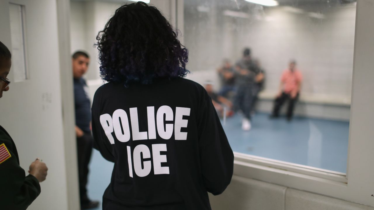 NEW YORK, NY - APRIL 11:  Undocumented immigrants wait in a holding cell at a U.S. Immigration and Customs Enforcement (ICE), processing center on April 11, 2018 at the U.S. Federal Building in lower Manhattan, New York City. ICE detentions are especially controversial in New York, considered a "sanctuary city" for undocumented immigrants, and ICE receives little or no cooperation from local law enforcement.  ICE said that officers arrested 225 people for violation of immigration laws during the 6-day operation, the largest in New York City in recent years. (Photo by John Moore/Getty Images)