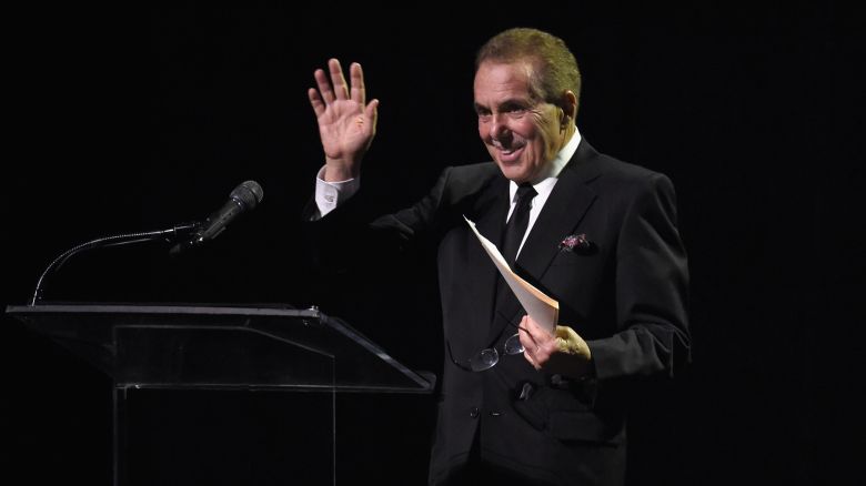 NEW YORK, NY - APRIL 18: Len Riggio speaks onstage during Jazz At Lincoln Center's 30th Anniversary Gala at Jazz at Lincoln Center on April 18, 2018 in New York City.  (Photo by Nicholas Hunt/Getty Images for Jazz At Lincoln Center)