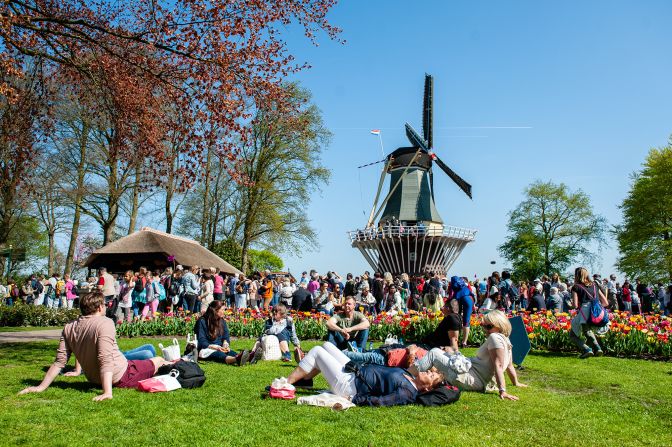 <strong>5. Netherlands</strong>, where Keukenhof in Lisse is pictured, ranked sixth on last year's list.