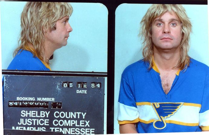 Osbourne was arrested in Memphis, Tennessee, in 1984 and charged with public intoxication. His drinking and drug abuse problems followed him through his life.