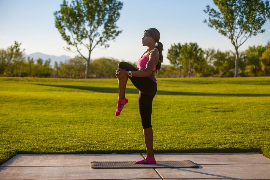 Doing the single-leg balance for 10 seconds on each side can help strengthen your feet.