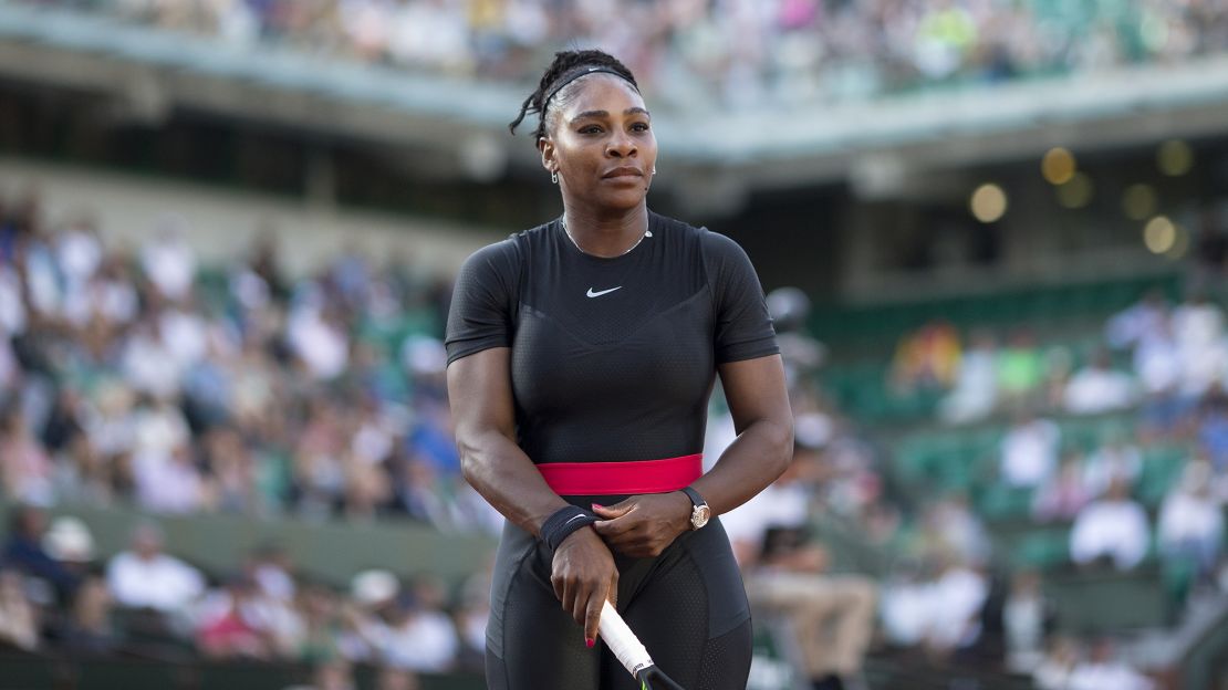 Serena Williams wore the now iconic catsuit at the 2018 French Open.
