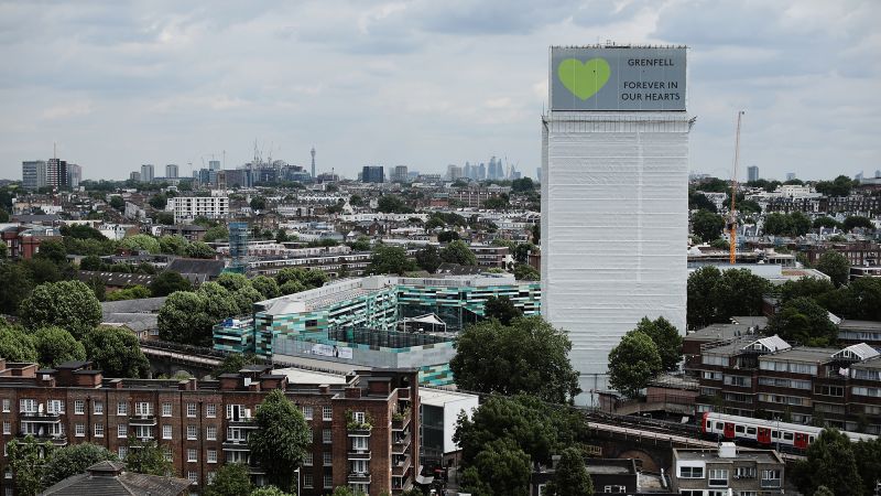 UK announces plans to demolish shell of Grenfell Tower almost eight years after fire that killed 72