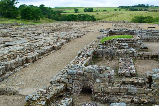 <strong>On the wall: </strong>The Romans built Hadrian's Wall to defend the reaches of their empire in what is now northern England. Along it, the fort of Vindolanda has proved to be a trove of ancient treasures.