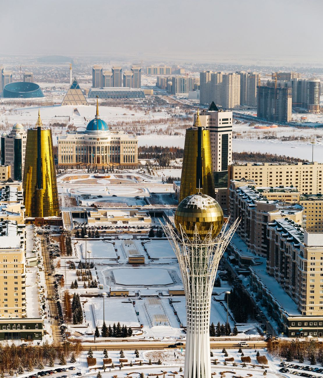 Astana, the capital of Kazakhstan, is famous for its unusual architecture.