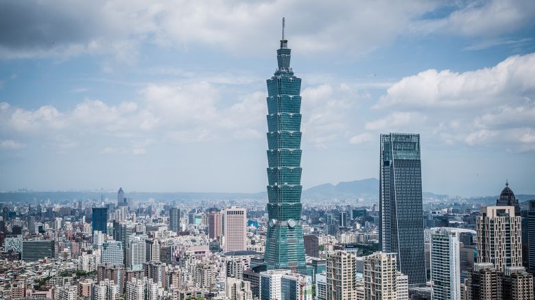 A general view of the Taipei 101 building in Taipei, Taiwan.