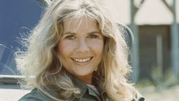 Loretta Swit, in costume as Major Margaret Houlihan, in the television series 'M.A.S.H.' in 1975.