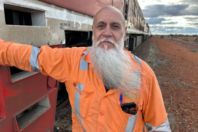 <strong>Modern day cameleer</strong>: The Ghan's name is an abbreviation of “Afghanistan,” in recognition of early immigrants from South Asia who came to Australia in the 1800s. Many of the immigrants brought camels, which were needed to help explore the rugged outback. Graham Dadleh, one of two drivers on the Ghan, is the great-grandson of one of Australia's early immigrant cameleers.