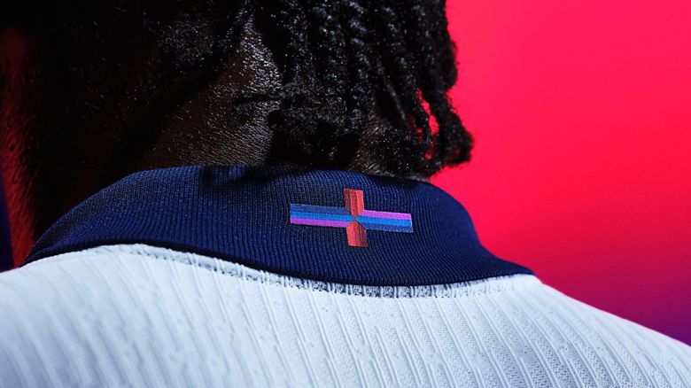 A playful update to the of St. George appears on the collar to unite and inspire.