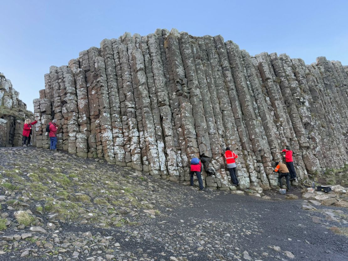 The site consists of tens of thousands of interlocking basalt columns.