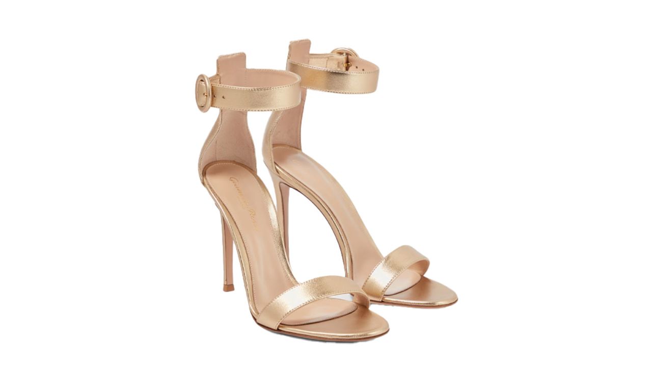 Gianvito Rossi Portofino 105 Leather Sandal
