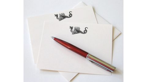 Bộ 10 Thẻ Văn Phòng Phẩm PetitePaperie Dragon Note Cards