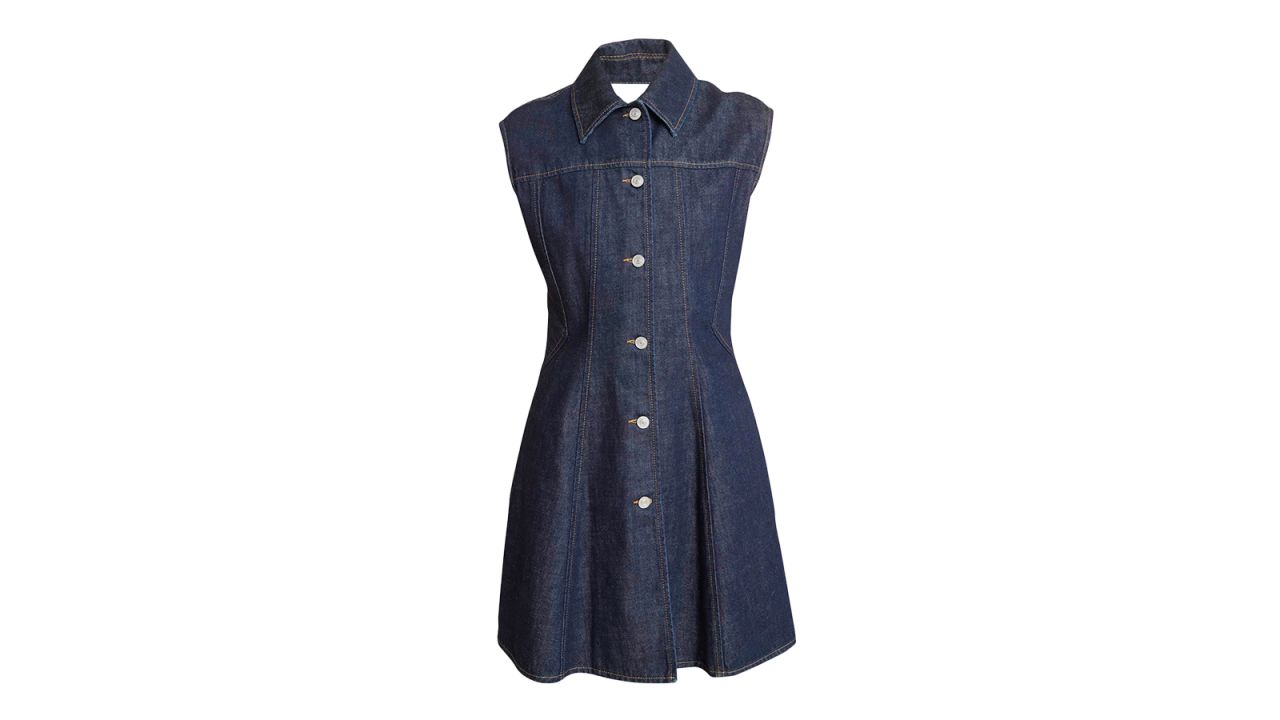 Givenchy Button-Front Denim Mini Dress cnnu.jpg