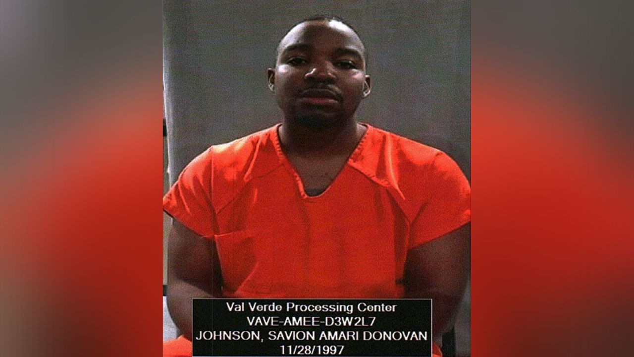 Savion Johnson, a member of the Texas National Guard, was arrested and charged with human smuggling after leading law enforcement on a high-speed chase.