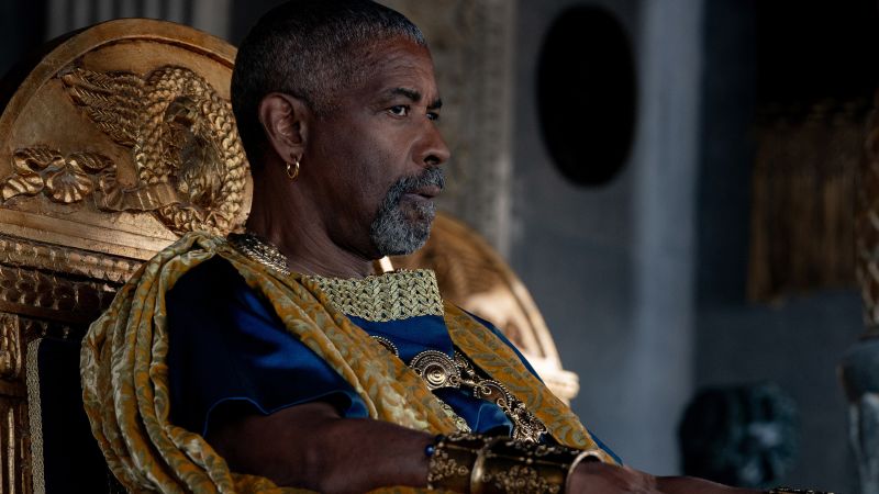 Denzel Washington says he had a same-sex kiss in ‘Gladiator II’ that got cut | CNN