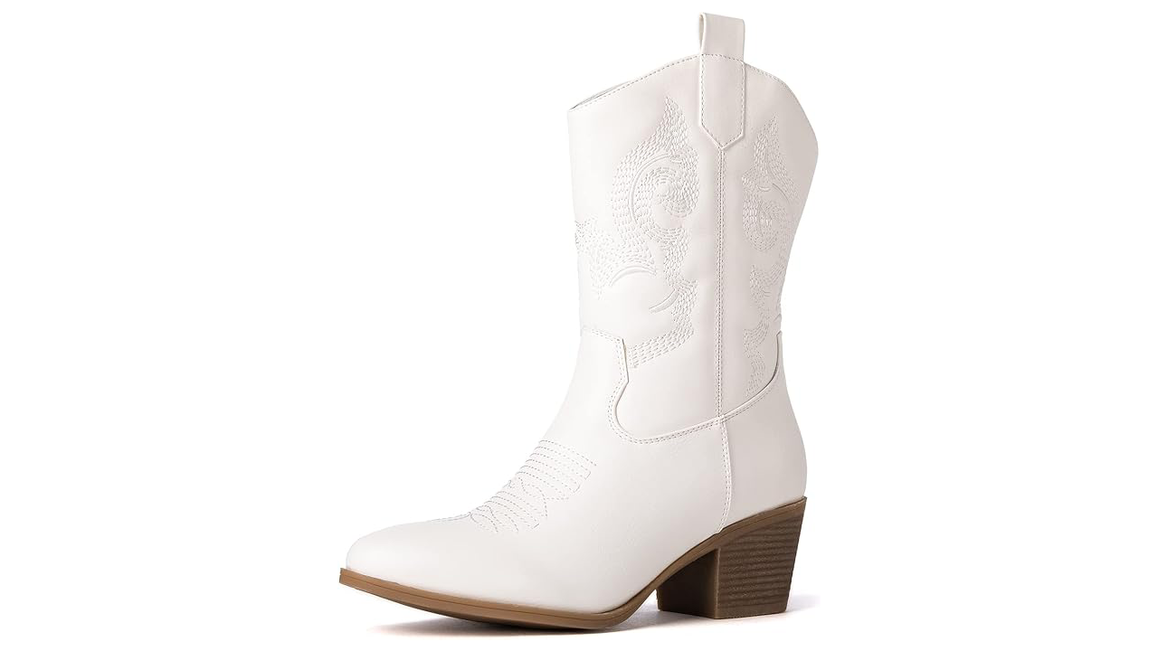 Globalwin Damen-Western-Cowgirlstiefel mit halbhoher Wade, Foto